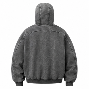 Sudaderas con capucha para hombre de calidad premium con lavado ácido, artículo de tendencia, el mejor MOQ 100%, sudaderas con capucha de moda Unisex de lana de algodón - Product Image 2