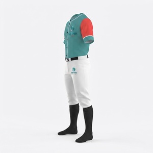 Uniformes de Béisbol Juveniles Sublimados con Pantalones, Tela para Camisetas de Béisbol, Servicio de Diseño Gratuito, Uniformes de Béisbol Personalizados - Product Image 2