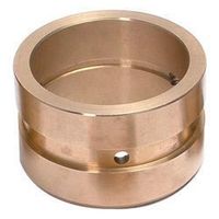 Douille en laiton résistante à la corrosion, axe de 30 mm, longueur de 20 mm, rainures internes pour l'huile, pièces mécaniques robustes pour l'ingénierie