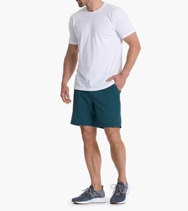 Pantalones Cortos Deportivos de Algodón de Primera Calidad para Hombre, Cómodos, Estilo Casual, Forro Elástico, Diseño Sólido, Secado Rápido, Ecológicos - Product Image 4