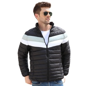 เสื้อแจ็คเก็ตพัฟเฟอร์แฟชั่นคุณภาพสูงสำหรับผู้ชาย แบบคอปกสแตน  ซิปปิด  เสื้อแจ็คเก็ตบุใยสังเคราะห์ รุ่น CP-MPJ-12 - Product Image 1