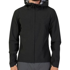 PEARIA INDUSTRY Chaqueta de Lona Impermeable, Cortavientos y Transpirable para Hombre, con Cuello Alto y Capucha, Cremallera Completa, Estilo Vintage para Exteriores - Product Image 1