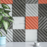 Carreaux de mur simples modernes de décoration murale de luxe commercial écologique propre pour l'intérieur de l'espace commercial