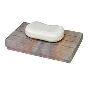 Solid Black Marble Soap Dish Oval Natural Stone Bathroom <b>Tray</b> Hotel Vanity Accessories Wholesale - Product Image 6