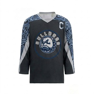 Maillot de hockey sur glace unisexe de qualité supérieure, design personnalisé, sublimation, imperméable, respirant, vêtements de sport - Product Image 1
