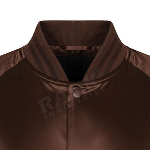New Arrival <b>Men</b> Satin Varsity Winter <b>Jacket</b> Wholesale <b>Casual</b> Street <b>Men</b> Satin Varsity <b>Jacket</b> - Product Image 5