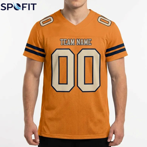 Custom American Football Jersey 100% Polyester Sublimation Uniform OEM Custom Name Number Logo Men Youth Team Jersey <b>Low</b> MOQ - Product Image 5