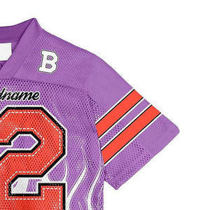 Camiseta de Fútbol Estilo Americano para Hombre, Personalizable, para Prácticas Deportivas, con Impresión de Nombre del Equipo, Servicio OEM - Product Image 6