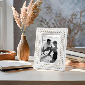 Artisan Solid Wooden Photo Frame Natural <b>Tabletop</b> <b>Display</b> for Home Office Living Room Elegant Classic Decor - Product Image 1