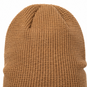 Wholesale Men's Long Slouchy Knit Beanie Camel Color Warm <b>Winter</b> <b>Cap</b> High demand <b>winter</b> wear - Product Image 3