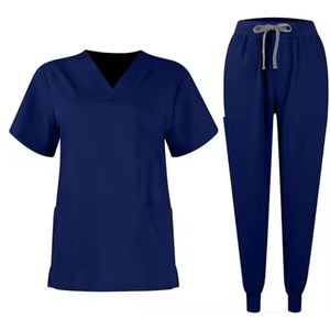 2025 personalizable cómodo juego de uniformes de enfermería para mujeres uniformes de hospital de alta calidad con logotipo al por mayor - Product Image 2