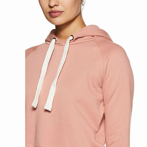 2026 Customize Plain High Quality Women <b>Crop</b> <b>Top</b> Hooded <b>Pink</b> Color Slim Fit Casual Winter Wear Women <b>Crop</b> <b>Top</b> Hoodie - Product Image 6