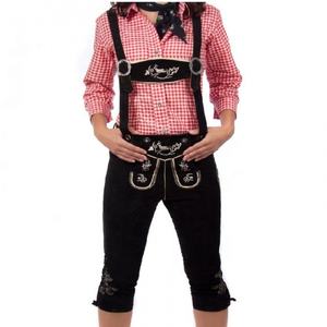 NOUVELLE FEMME BAVAROISE LEDERHOSEN MARRON OKTOBERFEST TRACHTEN KNIEBUND LEDERHOSEN 2025 - Product Image 2