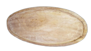 Plateaux de rangement rectangulaires en bois avec poignée dorée motif floral, design bohème, finition polie, multifonctionnels, réutilisables, lot de 3 plateaux de table - Product Image 2