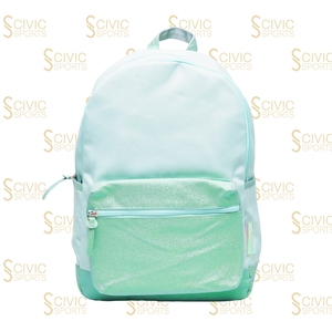 Custom Large Capacity Cheerleading <b>Backpack</b> with Sublimated Glitter Design With Padded Back and Adjustable Straps <b>Waterproof</b> - Product Image 4