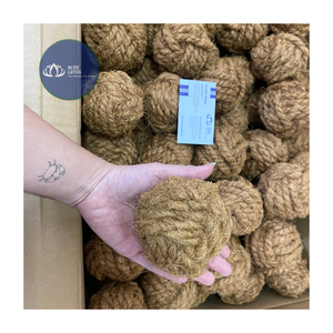 Jouet de traction pour chien en corde de chanvre et coton naturel de haute qualité, disponible, pour la dentition, OEM - Product Image 1