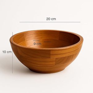 Petits bols et assiettes en bois pour salade de fruits, bols en noix de coco et ensembles de bols en bois pour la cuisine - Product Image 3