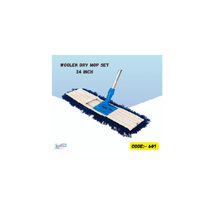 Ensemble de balais à sec en laine de qualité supérieure, manche robuste conçu pour balayer la poussière, les cheveux et les débris dans les maisons, les bureaux et les hôtels - Product Image 4