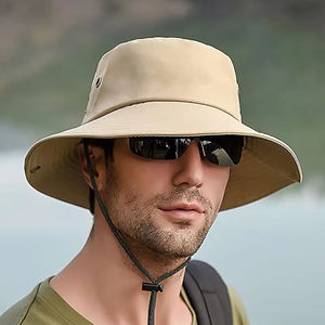 Sombrero de Pescador Unisex de Algodón Casual para Verano con Protección Solar, Logotipo y Color Personalizados - Product Image 2