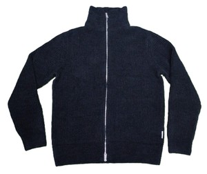 Suéter de Punto Acanalado con Cierre de Cremallera para Hombre, Lana/Cachemira, Secado Rápido, Diseño Liso - Product Image 4