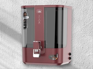 AQUA V5 SANGRIA MAROON REVERSE OSMOSIS WATER TREATMENT DOMESTIC SYSTEM <b>WALL</b> <b>MOUNT</b> <b>TABLE</b> TOP WATER PURIFIER SYSTEM LED FOOD GRADE - Product Image 6