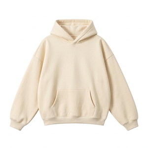 Custom Private Label <b>Hoodies</b> <b>Oversized</b> Heavy <b>Fleece</b> <b>Hoodies</b> with Branded Drawstrings for Streetwear Startups - Product Image 1