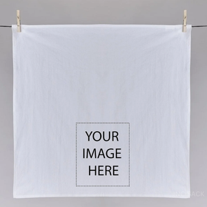 Serviettes de cuisine en coton 100% de qualité supérieure, 28x28 pouces, blanches, tissage uni, pour la pâtisserie, l'artisanat et l'impression en gros, directement de l'usine - Product Image 4