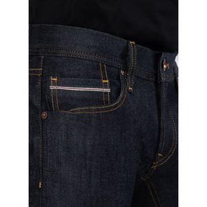 Pantalon Vintage en Denim Déchiré pour Hommes Retro High Street Style Blue Skinny Jeans avec Zip Fly - Product Image 2