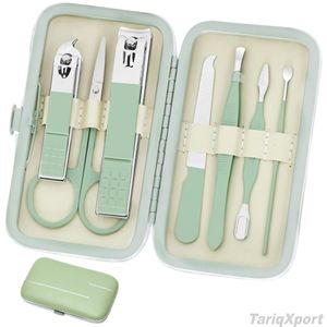 Kit de manucure et pédicure professionnel de luxe en acier inoxydable 7 pièces, 5 en 1, personnalisation complète, coffret d'outils de beauté, boîte avec logo personnalisé - Product Image 2