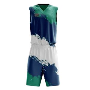 Uniforme de Baloncesto Unisex sin Mangas, Transpirable, Antibacterial, de Secado Rápido, Estampado, Tallas Grandes, Última Llegada - Product Image 1