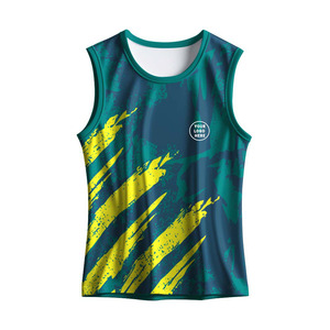 Débardeur de sport camouflage personnalisé pour homme, absorbant l'humidité, idéal pour la musculation et l'entraînement – En vente par l'exportateur indien - Product Image 3