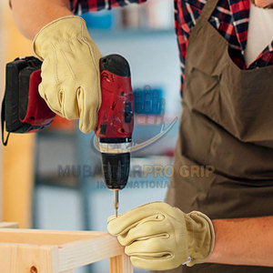 Guantes Profesionales de Cuero para Trabajo Pesado con Cuero de Calidad y Diseño Práctico - Product Image 6