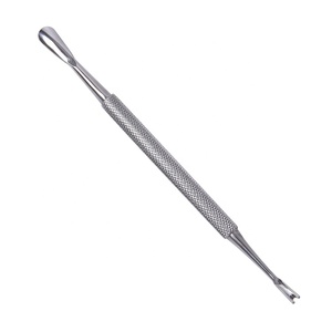 Herramientas Profesionales de Alta Calidad para el Cuidado de las Uñas, Empujador de Cutículas en Forma de V, Afilado y Profundo, de Acero Inoxidable, Hecho a Mano - Product Image 4