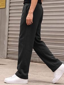 Men's <b>Brown</b> Canvas Breathable Quick-Dry Lightweight Elastic Waist <b>Joggers</b> with Side Pockets Summer Style Nylon/Cotton Unisex - Product Image 3