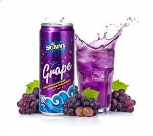 RTD Can Carton Icy Cold Grape <b>Soft</b> <b>Drinks</b> Popular Carbonated <b>Drinks</b> 2026 Trending Product Malaysia Manufactures Low Price Items - Product Image 5