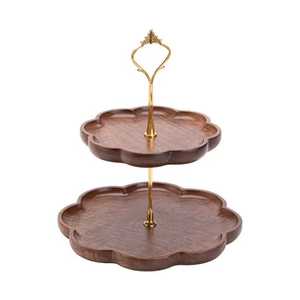 Rustic <b>Wooden</b> Dessert <b>Stand</b> for Cakes Pastries <b>Cupcakes</b> and Sweet Treats - Product Image 1