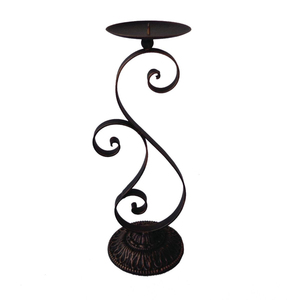Elegante Candelabro de Hierro Negro con Diseño de Espiral para Decoración del Hogar, Decoración Navideña - Product Image 1