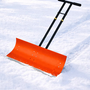 Pousse-neige robuste avec poignée réglable, lame en acier de 40 pouces de large, pelle à neige pour allée, jardin, utilisation hivernale ODGWTO008 - Product Image 1