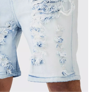 Custom Men's Summer Vintage Baggy Denim <b>Jean</b> Shorts Loose <b>Work</b> Shorts Eco-Friendly Casual Style Cheap Price Wholesale Rate - Product Image 6