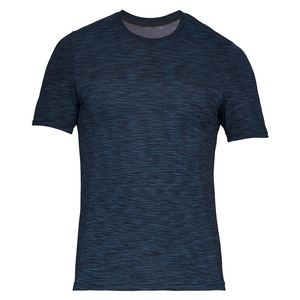 T-shirts pour hommes à col rond personnalisés de haute qualité, coupe régulière, en coton respirant, tissu en toile, manches courtes - Product Image 5
