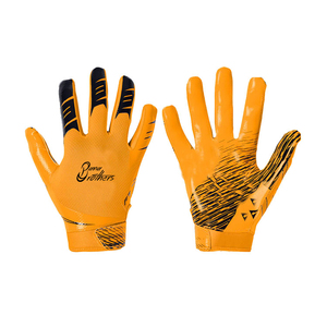Guantes de Fútbol Americano Blancos y Negros de Alta Calidad – Guantes de Entrenamiento Deportivo con Agarre de Silicona Personalizados de Bana & Brothers - Product Image 6