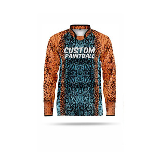 Camiseta de Paintball con Paneles de Malla para Ventilación, Tejido Elástico Resistente, Apta para Deportes y Partidos al Aire Libre - Product Image 3
