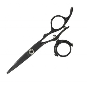 Hair Cutting Scissors 5.5'' 6" AQIABI JP Stainless Right-Handed Medium Handle 28 Teeth Thinning <b>Shears</b> Scissors CE By Tegra CO - Product Image 4