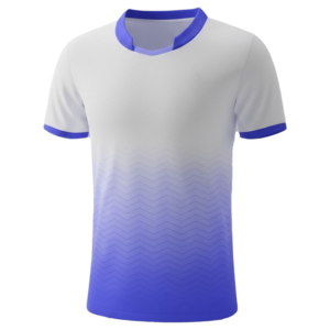 Camiseta de Fútbol para Hombre, Manga Corta, Cuello Redondo, Color Degradado Sublimado, Poliéster que Absorbe la Humedad, Ajuste Regular para Todas las Temporadas - Product Image 3