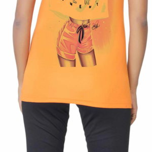 T-shirt Femme Tendance à Prix Bas 100% Coton Taille Adulte Coupe Slim T-shirts Décontractés pour Femmes Style Streetwear Impression Service OEM - Product Image 3