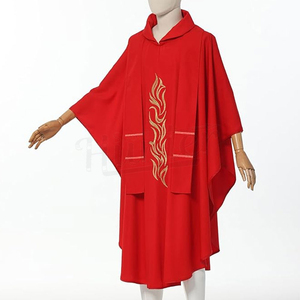 Uniforme de Sacerdote Católico, Sotana de Manga Larga de Poliéster de Alta Calidad, Túnica de Iglesia Personalizada para el Clérigo, Venta al por Mayor OEM - Product Image 5
