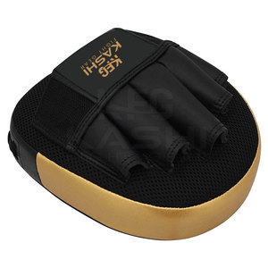 Professional Leather Martial Arts <b>Focus</b> Mitts Moisture Wicking Non-Slip Design for Trainers' Skill Development Fitness Training - Product Image 3