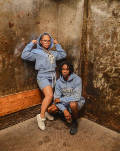 Conjunto de Sudadera con Capucha y Pantalones Cortos de Felpa de Algodón con Lavado Ácido Personalizado, Diseño Gráfico de Anime, Estilo Urbano Hip Hop - Product Image 6