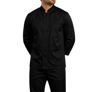 Chaqueta de Chef Personalizable 100% Algodón Manga Larga Transpirable Ropa de Cocina con Logotipo Fabricante OEM Suministro al por Mayor - Product Image 6