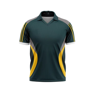 Nueva Camiseta de Cricket 2025 con Estampado Digital por Sublimación, Color Negro, Diseño Regular, Transpirable, de Secado Rápido, Nailon/Cachemira, Unisex - Product Image 2